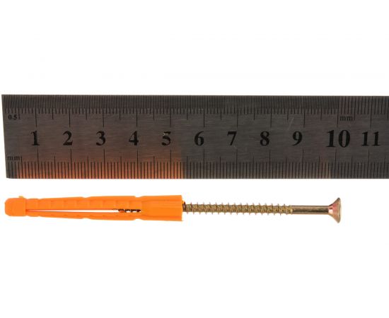 Дюбель универсальный с шурупом 8 шт. (6х52 мм) Зубр 4-301196-06-052 – изображение 4