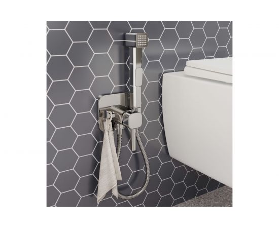 Встраиваемый смеситель с гигиеническим душем IDDIS, 004SBS0i08 – изображение 4