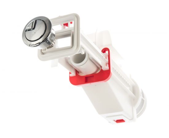 Арматура для бачка Alca Plast сливная/наливная нижнее подключение кнопка хром два режима 023-4526 – изображение 5