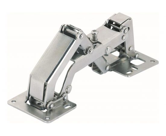 Мебельная пружинная петля Hettich без врезки, 41 мм, 165 градусов 953195 