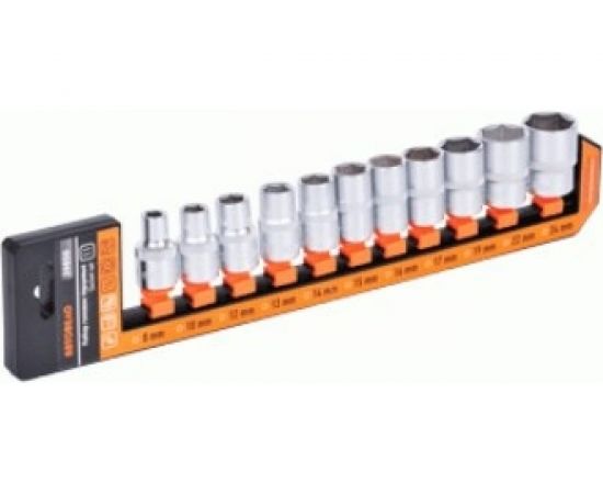 Набор головок шестигранных DR1/2"", 8-24 мм, 11 шт. АвтоDело 39850 15438 