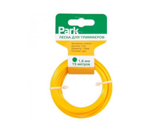 Леска для триммеров (1.6 мм; 15 м; круг) Park 990594 