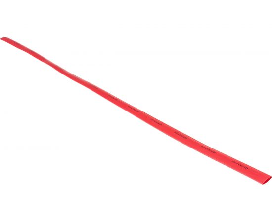 Термоусадочная клеевая трубка КВТ, ТТК 3:1-12/4 красная 67235 