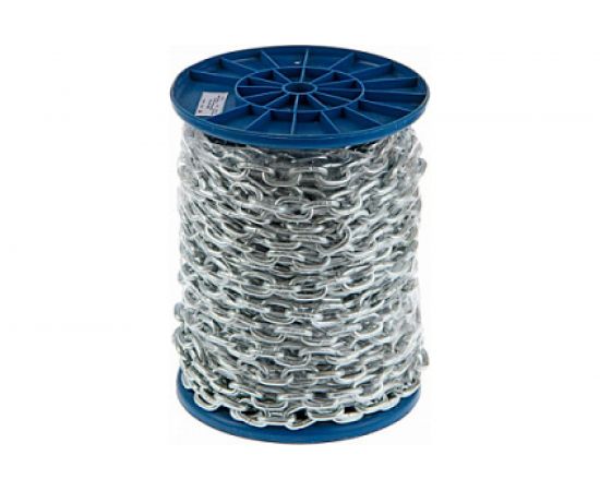 Сварная цепь КРЕП-КОМП короткозвенная DIN 766 м4 50м цк4 