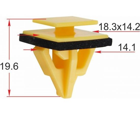 Крепеж 10 шт AVERS 87756-3N100-10 