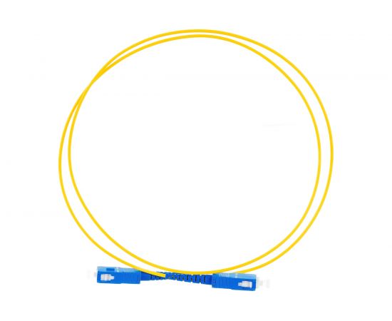 Патч-корд Hyperline FC-S2-9-SC/UR-SC/UR-H-1M-LSZH-YL волоконно-оптический (шнур) SM 9/125 239956 