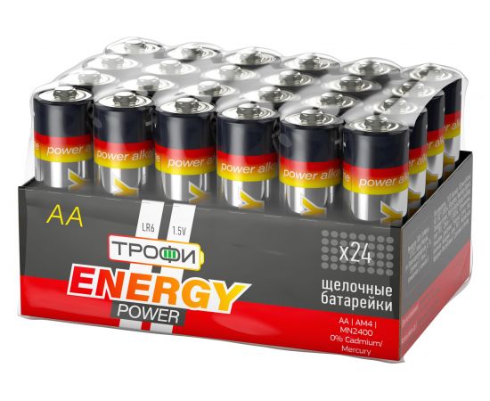 Элемент питания Трофи LR6-24 bulk Б0035376 