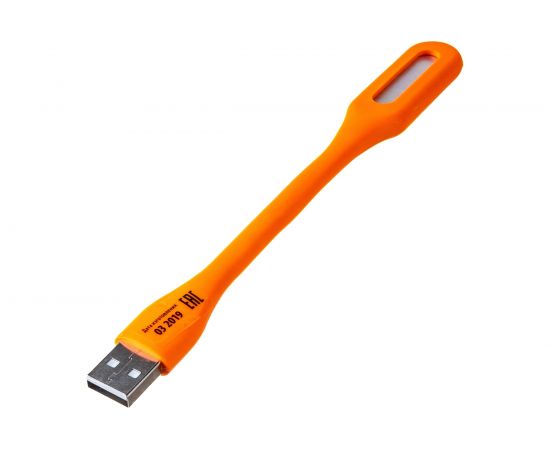 Переносной светильник-фонарь Uniel TLD-541 Orange, прорезиненный корпус, 6 LED, UL-00000252 – изображение 2