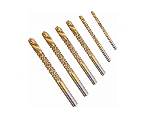 Набор фрезеровальных сверл DS06-1 (6 шт; 3-8 мм; HSS) DEKO 065-0584 – изображение 2