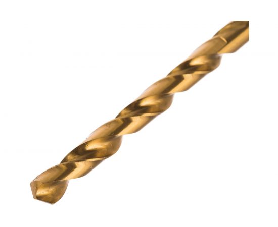 Сверло по металлу (6.8х109х69 мм; А1; Р9; нитрид титана) Туламаш 72656 – изображение 2