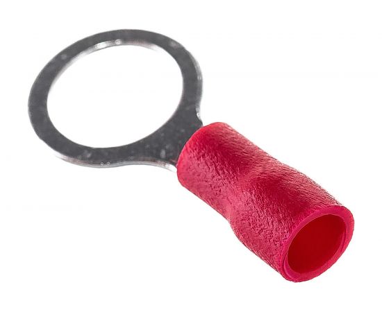 Кольцевой изолированный наконечник REXANT, диам. 8.4 мм, 0.5-1.5 кв.мм, красный 08-0016 – изображение 2