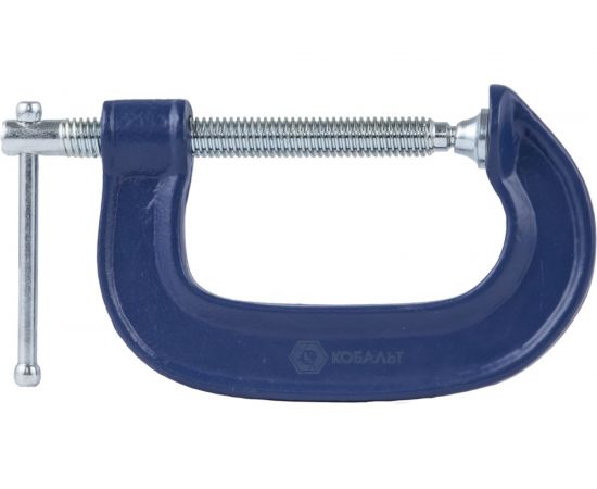 G-образная струбцина 75мм КОБАЛЬТ 244-438 – изображение 2