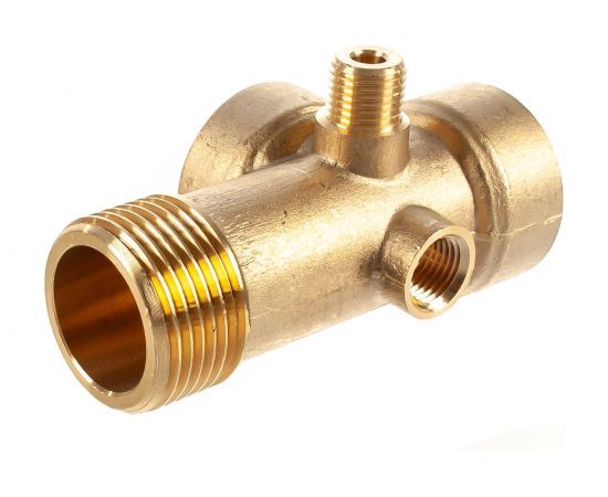 Штуцер 5-ти выводной (1"х1"х1"х1/4"х1/4") Unipump 22586 – изображение 2