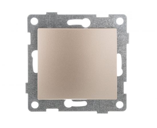 Механизм выключателя GUSI ELECTRIC Bravo 1кл., СУ, 10А, 250В, шампань С10В1-027 – изображение 2