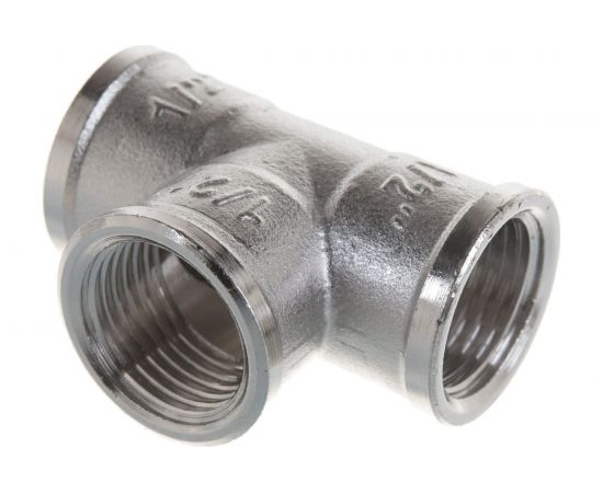 Тройник FV-PLAST FV-Brass равнозначный ВР 1/2 AA458100012 – изображение 3