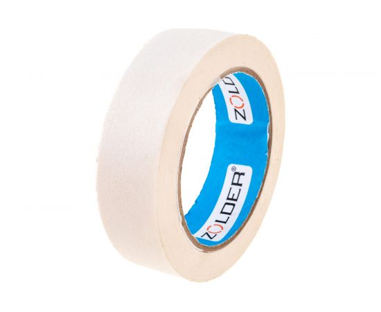 Малярная лента ZOLDER крепп, 30 мм х 40 м, 125 мкм ПК000002175 – изображение 3