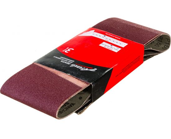 Лента шлифовальная (3 шт; 100х610 мм; Р150) Атака 2361580 – изображение 3