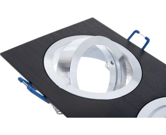 Потолочный встраиваемый светильник FERON MR16 G5.3, черный DL2802 32641 – изображение 4