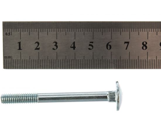 Мебельный болт Метизный двор 6x60 с квадратным подголовком DIN 603, 100 шт. 4607159066220 – изображение 4