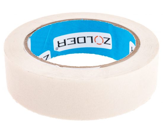 Малярная лента ZOLDER крепп, 30 мм х 40 м, 125 мкм ПК000002175 – изображение 4