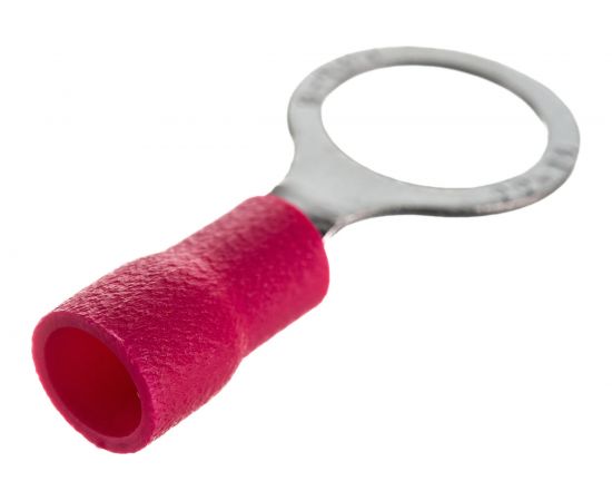 Кольцевой изолированный наконечник REXANT, диам. 8.4 мм, 0.5-1.5 кв.мм, красный 08-0016 – изображение 6