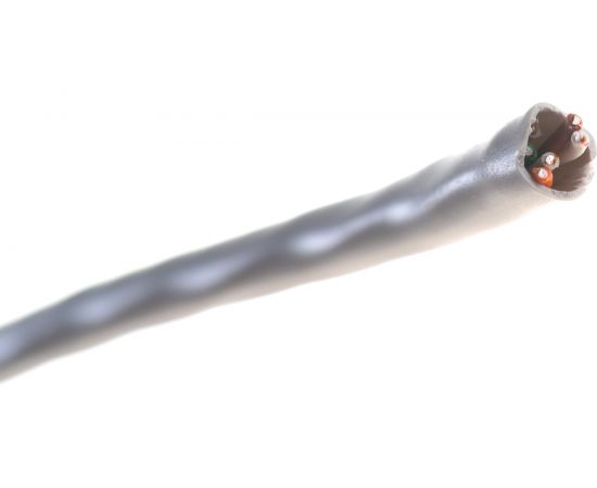 Кабель PROconnect UTP 4PR 24AWG, CCA, CAT5e, PVC, серый, бухта 25 м 01-0043-3-25 – изображение 6