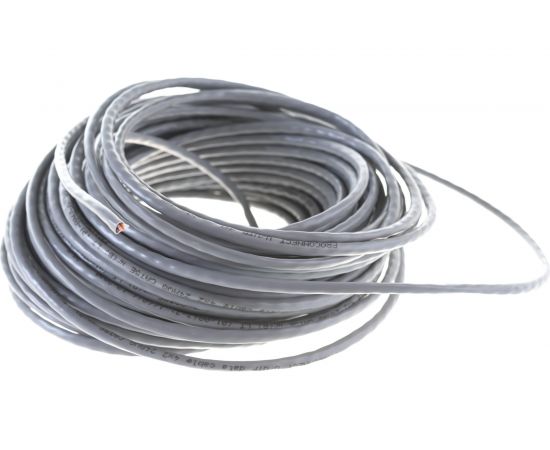 Кабель PROconnect UTP 4PR 24AWG, CCA, CAT5e, PVC, серый, бухта 25 м 01-0043-3-25 – изображение 7