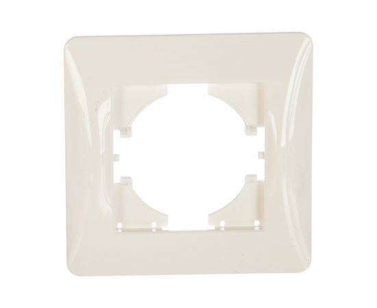 Рамка GUSI ELECTRIC Ugra 1-местная, цвет белый С1110-001 