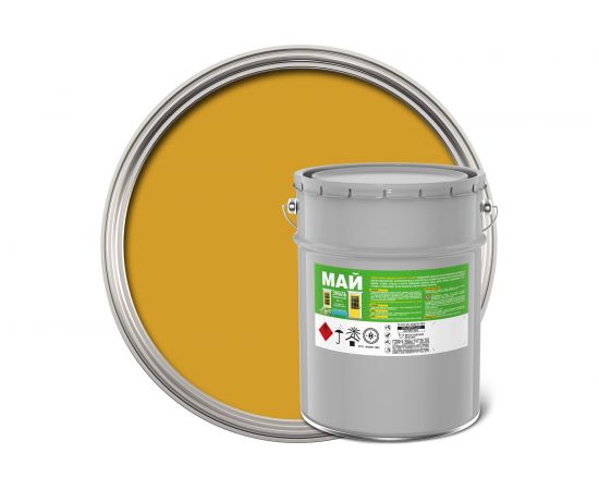 Эмаль МАЙ ПФ-115 желтая, ведро 23 кг 211063 