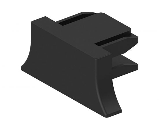 Пластиковая заглушка для шинопровода FERON CAB1003 черный LD1011 41886 