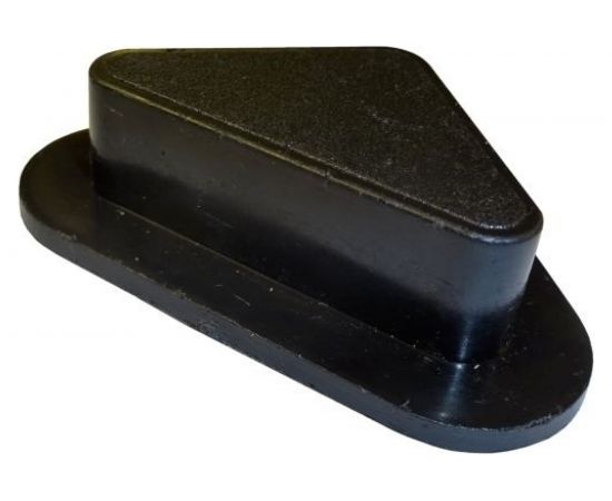 Угловая опора Левша черный пластик 4 шт. У8-9779 