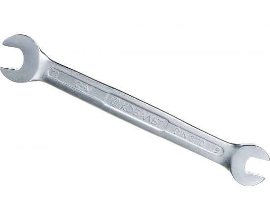 Рожковый ключ 9 x 11 мм (Cr-V, подвес) КОБАЛЬТ 248-047 