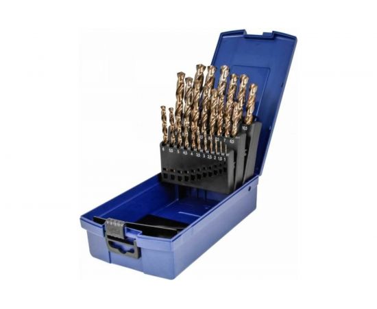 Набор сверл HSS-Co Typ N DIN338 (25 шт; 1-13x0.5 мм) NORGAU 010046213 
