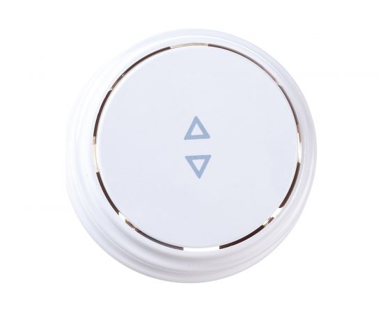 Выключатель Bylectrica 1-клавишный, открытая установка, 10А, проходной, серия РЕТРО, белый, А610-2261 