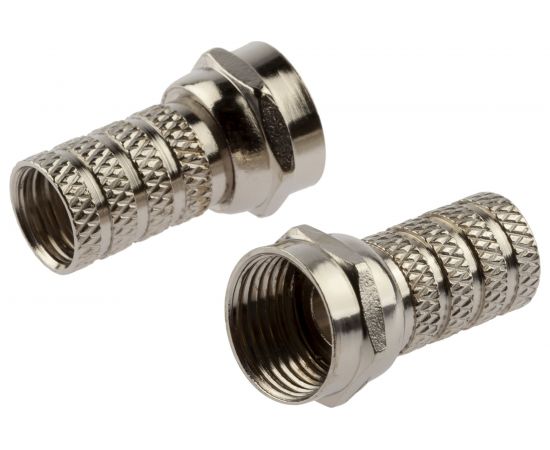 F-разъем ЭРА RG6, simple, пакет 2 штуки RSF62 Б0048286 