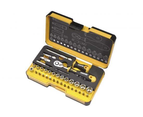 Трещотка 72 зуба с набором насадок 28 шт. Felo 05783616 