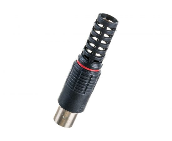 Разъем TV ЭРА штекер, без пайки, черный, пакет, 1 шт RTV051 Б0048307 