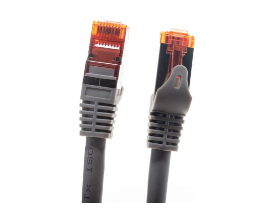 Шнур NIKOMAX S/FTP, 4 пары, категория 6a, 7х0, 135 мм, светло-серый, 3м NMC-PC4SA55B-ES-030-C-GY – изображение 2