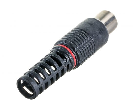 Разъем TV ЭРА штекер, без пайки, черный, пакет, 1 шт RTV051 Б0048307 – изображение 2