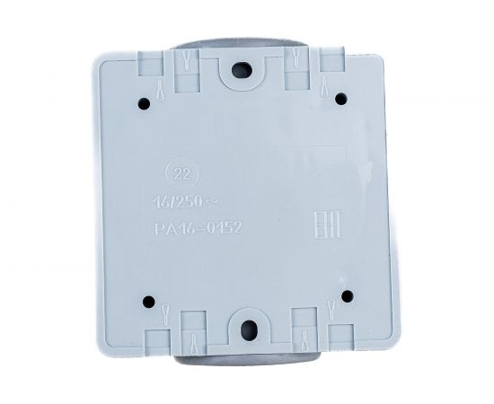 Розетка Bylectrica РА16-0152 03 1ОП з.к шторки IP55, серия ПРАЛЕСКА АКВА – изображение 2