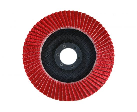 Круг лепестковый торцевой AGGRESSOR-PRO 2 (125x22 мм; V; P80) TOTFLEX 4631148128262 – изображение 2