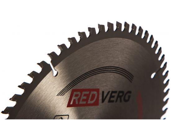 Диск пильный твердосплавный по ламинату (210х30/20/16 мм; 64 зуба) REDVERG 6621256 – изображение 2