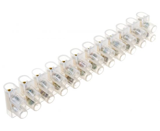 Контактный винтовой зажим Volsten V02-9W-PE-003 PE 3A белый 9732 – изображение 2