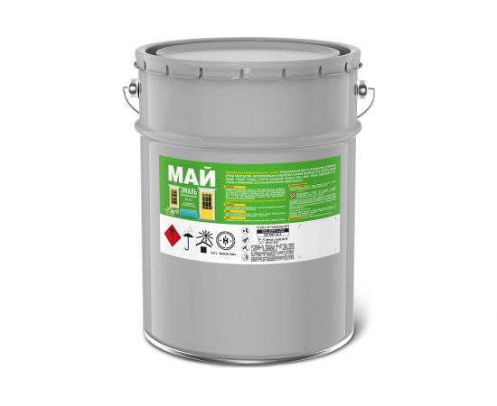 Эмаль МАЙ ПФ-115 желтая, ведро 23 кг 211063 – изображение 2
