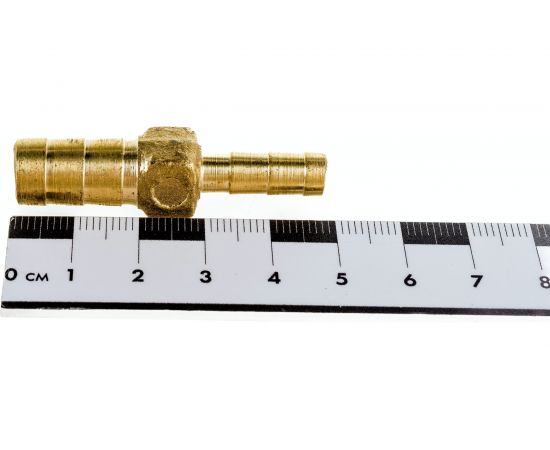 Соединитель латунный 6х10 мм LEXLINE 528684 – изображение 3