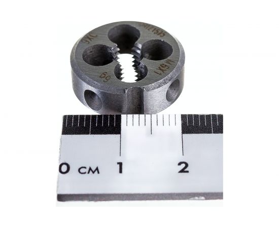 Плашка М 6 х1 9ХС HORTZ 203994 – изображение 3