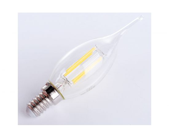 Светодиодная нитевидная лампа Фарлайт прозрачная свеча на ветру СW35 11Вт 4000К Е14 FAR000125 – изображение 3