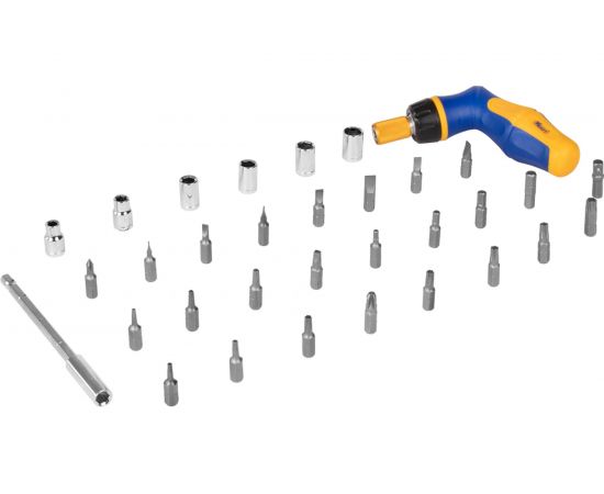 Отверточная рукоятка 41 предмет KRAFT KT 700449 – изображение 3