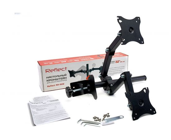 Кронштейн настольный для монитора Reflect RK-502 15-32"" до 16 кг, черный 14190 – изображение 4