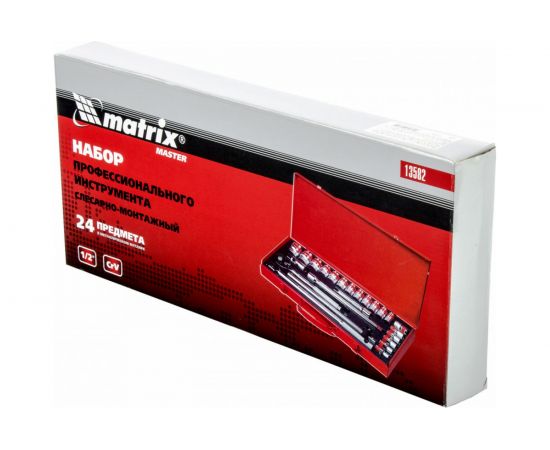 Автомобильный набор инструмента с квадратом 1/2" MASTER MATRIX 13582 – изображение 4